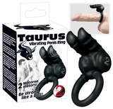 Vibračný erekčný krúžok Taurus (čierny)