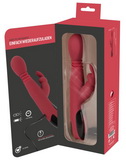 SIlikónový vibrátor s dráždičom klitorisu