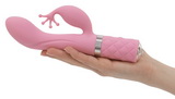Vibrátor so stimulátorom klitorisu Pillow Talk Kinky ružový