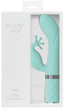Vibrátor so stimulátorom klitorisu Pillow Talk Kinky tyrkysový