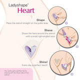 Ladyshape šablóna na holenie klinu - Heart