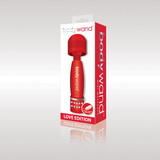 Štýlový mini masážny stroj Bodywand - Mini Massager Love Edition Red