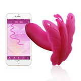 Realov Lydia I - smartfónom ovládaný motýlí vibrátor ružový