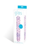 Glas - Purple Rose sklenené fialové dildo