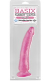 Umelý penis Basix 7 s prísavkou - ružový
